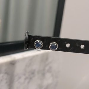 Kate Spade Nola Silver Single Stud Earring in Blue